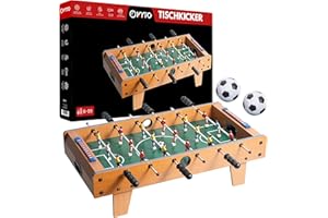 Kyto Kicker Table de baby-foot pour enfants et adultes, baby-foot pour enfants, astuce Kick, jeu de fête 70 x 35 cm