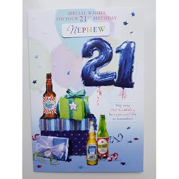 Nephew 21st Birthday Card ~ To A Special Nephew On Your 21st Happy ...