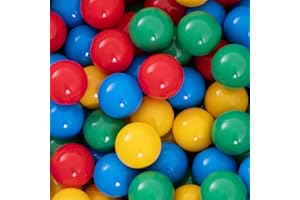 ‎MISIOO MISIOO Bunte Bälle für Bällebad – Durchmesser 6 cm, Sets von 100 bis 1200 Stück – sichere und langlebige Spielbälle für Kinder