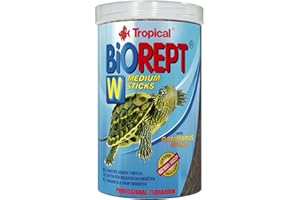 TROPICAL Wieloskładnikowy pokarm w formie pałeczek do codziennego karmienia żółwi wodnych BIOREPT W. 1000ml / 300g
