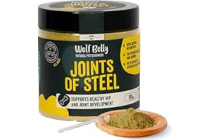 WOLF BELLY NATURAL PET GOODNESS Wolf Belly - Condroprotector Perros 100% Natural (180g) Mejillón Verde y MSM en Polvo | Articulaciones Fuertes | Antiinflamatorio con Calcio y Colágeno | Fórmula Veterinaria - Hecho en España