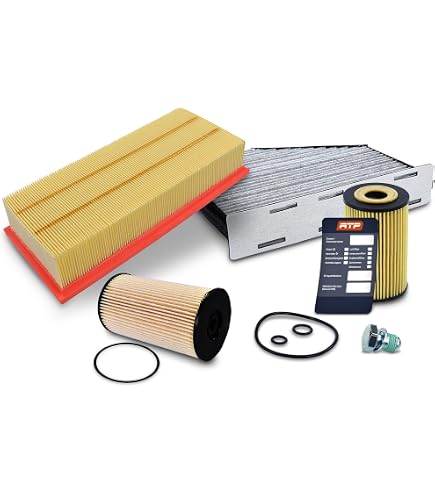 Filter - Set (klein) kompatibel mit Yanmar Vio 33-6 mit Motor 3TNV88 Ölfilter, Luftfilter, Kraftstofffilter