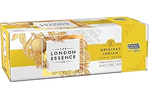 THE LONDON ESSENCE CO. Original Indian Tonic, Premium Cocktail Mixer, 150ml, Pack of 10 cans, No Artificial Colours Preservatives or flavours, Low Calorie