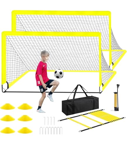 Dimples Excel Portería De Fútbol Pop-Up – Plegable Para Niños | 1 Portería 120x90 Cm, Naranja | Ligera, Portátil Y De Montaje Instantáneo | Ideal Para Jardín, Entrenamiento