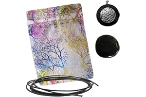 NATURHEILMITTEL HEILSTEINE METHUSALEM GMBH NEU-ULM Schungit (Shungit) Edelstein 6-tlg AKTIV Schmuck SET. DONUT Anhänger mit BLUME DES LEBENS + LEDERBAND + Taschenstein + BESCHREIBUNG + TÄSCHCHEN. 81460