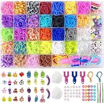 2700+ Elastique Bracelet Kit,Jsdoin 40 Grilles ricolage Élastique ...