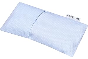 CARREDANA Saco térmico anti-cólicos bebé de semillas de trigo y lavanda.23 x 12cm (Azul topos)