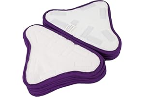 LTWHOME Waschbare Microfaser-Pad für Steam Mop X5 Model(6 Stück)