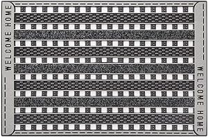 ‎HOME2FASHION CarFashion Doormat, Anthracite-metallic, 59 x 39 x cm