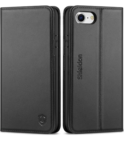 Custodia a libro in pelle con portafoglio per iPhone Samsung Google Huawei OnePlus