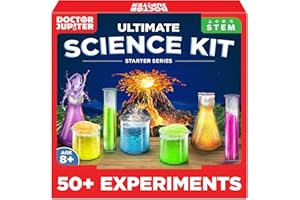 Doctor Jupiter Science Experiments Kit for Kids Ages 8 for Girls & Boys 8-9-10-11-12-13-14 Years Old | STEM Toys | 50+ Experiments Ultimate Starter Series
