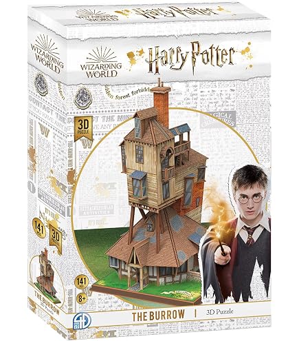 Puzzle 3D De Harry Potter - La Cabaña De Hagrid De University Games, 101 Piezas, Para Mayores De 8 Años