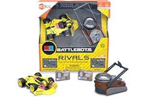HEX BOTS HEXBUG BattleBots Rivals 6.0 Rusty and Hypershock, robots télécommandés pour enfants, jouets STEM pour garçons et filles à partir de 8 ans, piles incluses