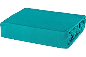 Soft Dream Spannbettlaken 80x160 cm - Premium Qualität - 100% gekämmte Baumwolle Jersey -Spannbetttuch für Kinderbett Juniorbett - OekoTex Zertifiziert - Made in EU - Spannlaken 80x160 cm