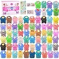 KelvSbem Butter Slime Kit, 68 Pack Mini Slimes for Kids Boys Girls, Colorful Scented Stretchy Non-Sticky Stress Relief Toy, Perfect Halloween Christmas Birthday Gift, Easter Basket Fillers