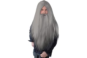 Bristol Novelty BW660 Wizard Wig and Long Beard, White, One Size