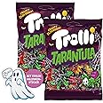 Trolli Tarantula Set of 2 Rubber Spiders 150 g Each Including Ghost Stickers, Lactose and Gluten Free, Tarantula Fruit Gum in Various Flavours, Suitable for Children's Birthday Parties and Goodie Bags