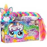 Furby DJ Furby Etkileşimli Oyuncak | M&uuml;zik, Işıklar, Hareket ve Oyunlar İ&ccedil;eren S&uuml;per Yumuşak G&ouml;kkuşağı Renkli Elektronik Pel&uuml;