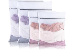 Ciusdkler 4 Stück Wäschenetz für Waschmaschine,60x50cm/50x40cm Wäschesack Waschmaschine,Wäschenetz Groß mit Reißverschluss,Wäschebeutel für Waschmaschine Laundry Bag für BH,Socken,Reise,Schuhe