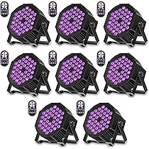 Luce Nera UV Con 36 LED - Par LED Per Feste, Discoteche E Eventi Con Telecomando E DMX - Foto 14