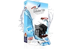 MEHRZAD Tabletki odkamieniające 2 w 1 kompatybilne z ekspresami do kawy Jura i Siemens EQ - 20 tabletek 2-fazowe działanie "Made in Germany"