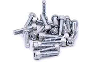 SINGULARITY SUPPLIES M5 (5mm x 20mm) Hex Socket Cap Screw (Bolt) - Steel (Pack of 20)