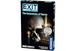 Thames & Kosmos - EXIT: The Catacombs of Horror - Level: 4.5/5 – Unique Escape Room Game - 1-4 Players - Puzzle Solving Strategy Board Games for Adults & Kids, Ages 16+ - 694289