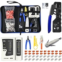 Kit 12 In 1 Per Rete Ethernet - Pinza Crimpatrice RJ45, Tester Cavi E Accessori - Foto 9