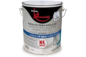 Esmalte para azulejos al agua kolman. Pintura de azulejos (4 litros, colores claros)