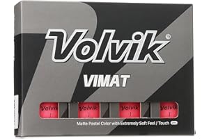 Volvik Unisex's Vimat Golf Ball, Yellow, one size