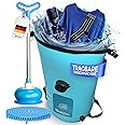 Portable Washing Machine Without Electricity - Foldable Wash Bag Plunger Washboard Set, Small & Lightweight for Hand Washing, Travel Washing Machine - Outdoor Mobile Mini Wash Bag for Camping, Travel,