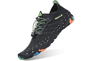SAGUARO Chaussure Aquatique Homme Chaussures de Natation pour Femmes Chaussures de Plage Chaussures de Yoga Chaussures Antidérapantes à séchage Rapide d'eau Chaussures pour Légère Fitness