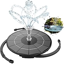 SZMP 3,5 W fontein op zonne-energie voor vogelbad met 2000 mAh batterij