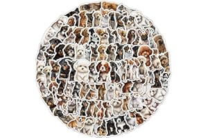 FANCICO Perro Lechero Paquete de pegatinas 100 piezas | Pegatinas para adultos, coche, computadora portátil, botellas de agua, pegatinas para adolescentes lindas calcomanías de vinilo