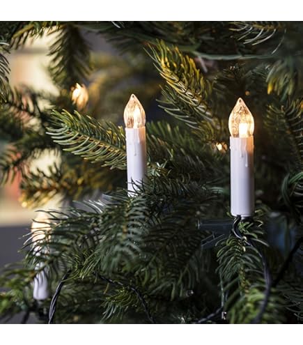 Narva Weihnachtsbaum-Lichterkette Mit 15 Spitzkerzen – Handgefertigt In Deutschland