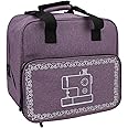 Fren Sewing Machine Case, Sewing Storage Case, Practical Multiple Pockets Design Sewing Machine Bag, Sewing Machine Dust Cover, Cloth Storage Bag with Accessories Storage Pockets for Travel, Home