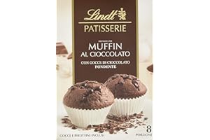 Lindt & Sprüngli Feines Backen Muffins Backmischung, 8 Portionen, lactosefrei, 2er Pack (2 x 210 g)