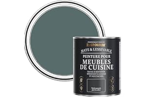 Rust-Oleum Peinture Verte pour Meubles de Cuisine, Finition Mate - Deep Sea 750ml