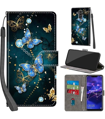 Flip-Hülle Für Huawei Mate 20 Lite – Mit Kartenfach, Standfunktion & Magnetverschluss, Kunstleder