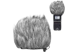 YOUSHARES Furry Exterior Parabrisas Muff, Filtro Pop/Parabrisas Protector para Zoom H5, H6 Práctico Grabador Digital Portátil