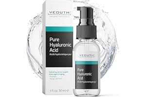 YEOUTH Ácido Hialurónico Puro Suero 100%,Hidratante Serum Facial, Para Todo Tipo de Piel, Rejuvenecimiento Facial Suero Anti Envejecimiento 30ml