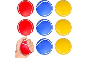 Adhawk Soft Tennis Balls – 7cm Foam Balls – Lightweight, Ideal for Kids – Practice Foam Tennis Balls for Training and Garden Play – Durable Sponge Balls for Pets, Schools, and Recreational Use
