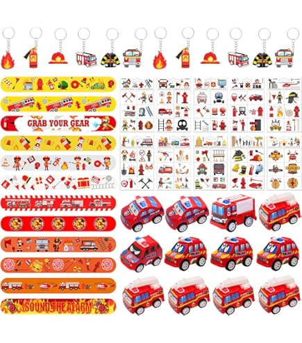 TECHEEL Cadeau De Fête De Pompier Pour Enfant - 12 Bracelets, 10