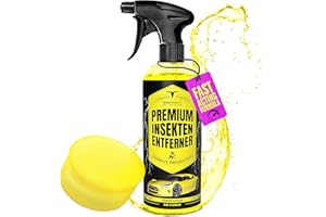 ‎· URBAN FOREST · PREMIUM PRODUCTS Sparset Auto Insektenentferner + Schwamm zur Reinigung | Scheiben Reiniger & Auto Insekten Reiniger für Autopflege | Premium Insekten Entferner extra stark mit Tiefenwirkung von URBAN Forest 500ml