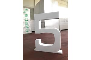 D.&.D. POLISTIROLO Numeri in polistirolo (H 100 Spessore 12.5) (5)