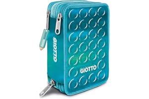 GIOTTO ASTUCCIO 3ZIP STILNOVO SHINY AQUAMARINE - STILNOVO