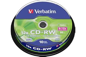 Verbatim (43480) : CD-RW 12x 10-pack : Optical Media