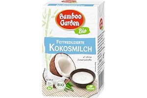 ‎BAMBOO GARDEN Bamboo Garden Bio Kokosmilch fettreduziert, 250 ml (Verpackungsdesign kann abweichen)