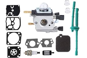 Hippotech - Carburatore con filtro dell'aria per filtro dell'aria per Stihl BG45, BG46, BG55, BG65, BG85, BR45C, SH55, SH85, sostituisce 4229, 1200, 606