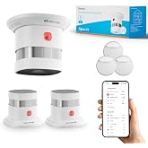Heiman Zigbee Detector de Humo Inteligente para el hogar, HS1SA-E Plus | Bater&iacute;a Reemplazable de 5 A&ntilde;os, con Supervisi&oacute;n de T
